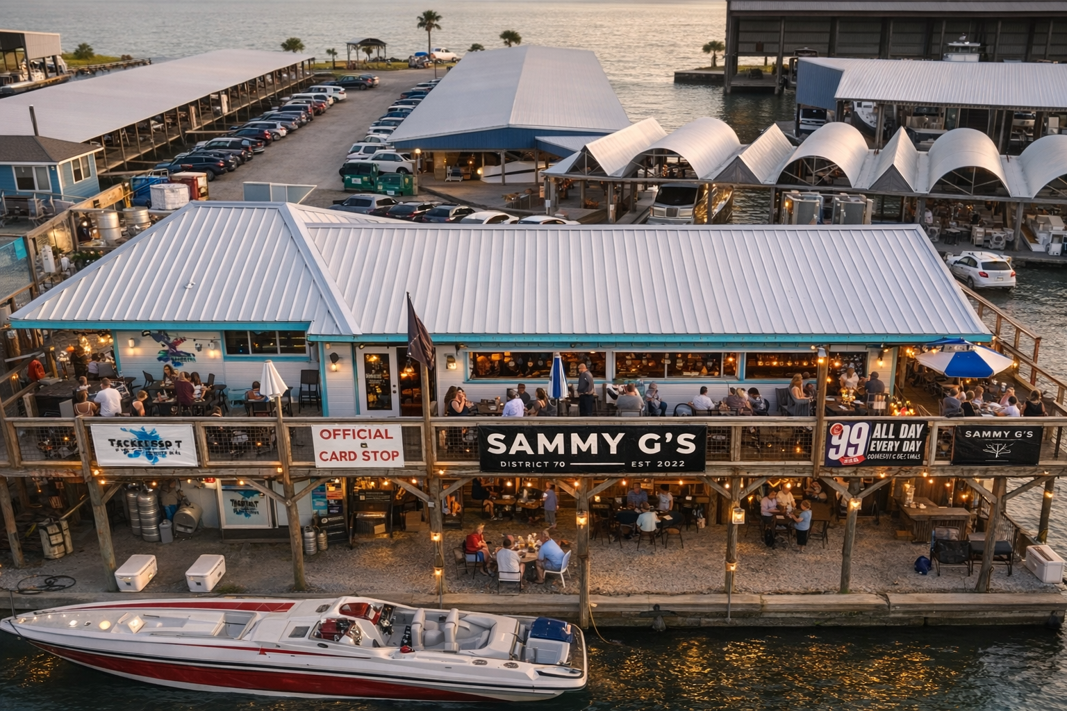 Sammy G's District 70 waterfront building